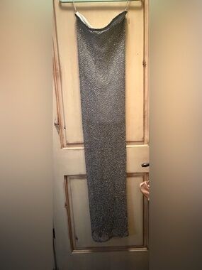Et Clet Maxi Dress in Silver